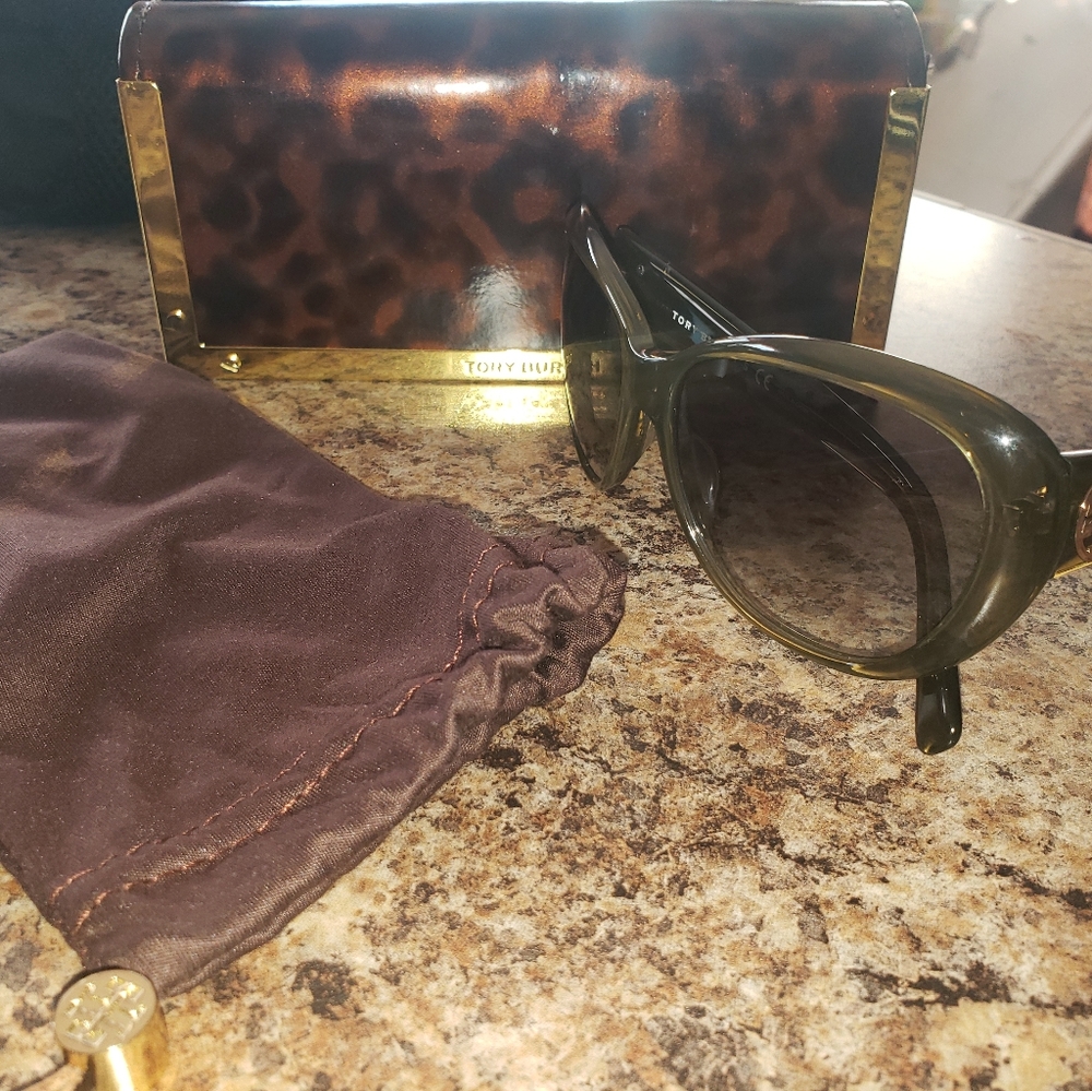 Tory Burch Sunglasses with case.